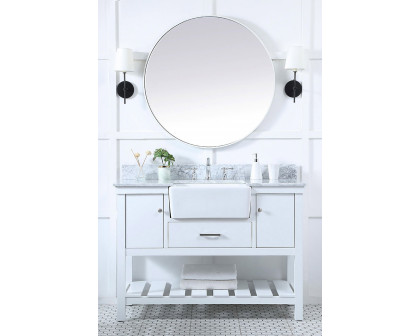 Elegant Bathroom Vanity - White (VF60148WH-BS)