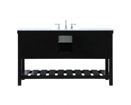 Elegant Bathroom Vanity - Black (VF60160BK)