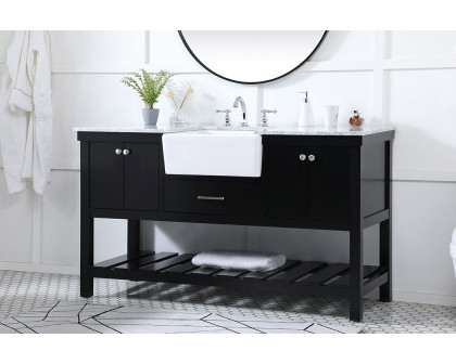 Elegant Bathroom Vanity - Black (VF60160BK)