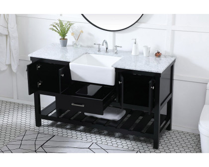 Elegant Bathroom Vanity - Black (VF60160BK)