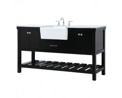 Elegant Bathroom Vanity - Black (VF60160BK)