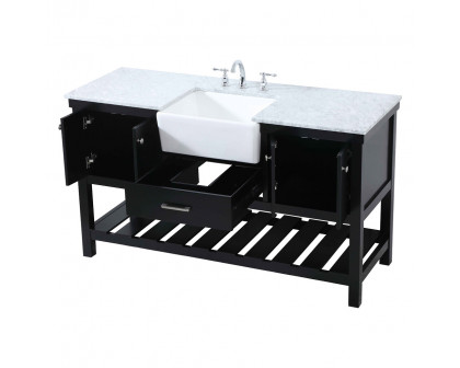 Elegant Bathroom Vanity - Black (VF60160BK)