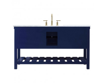 Elegant Bathroom Vanity - Blue (VF60160BL)