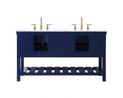 Elegant Bathroom Vanity - Blue (VF60160DBL)