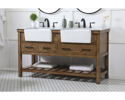 Elegant Bathroom Vanity - Driftwood (VF60160DDW)