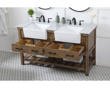 Elegant Bathroom Vanity - Driftwood (VF60160DDW)