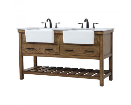 Elegant Bathroom Vanity - Driftwood (VF60160DDW)