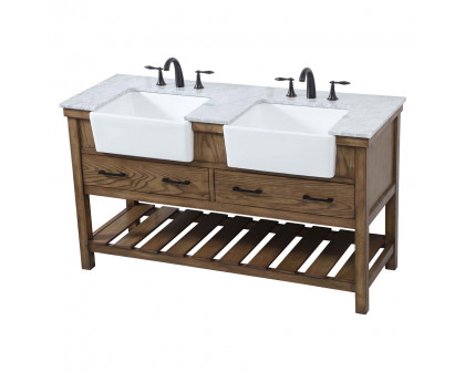 Elegant Bathroom Vanity - Driftwood (VF60160DDW)