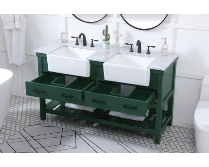 Elegant Bathroom Vanity - Green (VF60160DGN)