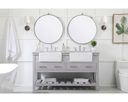 Elegant Bathroom Vanity - Gray (VF60160DGR)