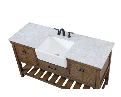 Elegant Bathroom Vanity - Driftwood (VF60160DW)