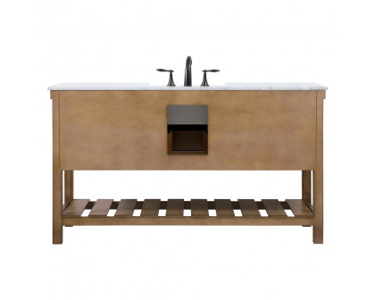 Elegant Bathroom Vanity - Driftwood (VF60160DW)