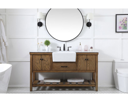 Elegant Bathroom Vanity - Driftwood (VF60160DW)