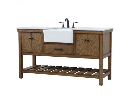 Elegant Bathroom Vanity - Driftwood (VF60160DW)