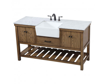 Elegant Bathroom Vanity - Driftwood (VF60160DW)