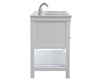 Elegant Bathroom Vanity - White (VF60160DWH)