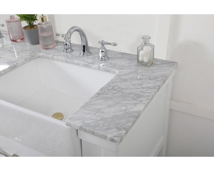 Elegant Bathroom Vanity - White (VF60160DWH)