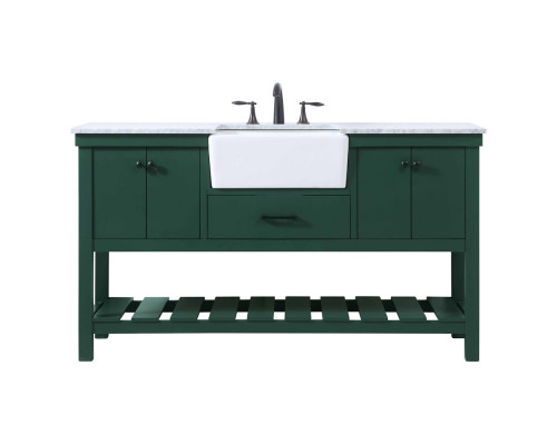 Elegant Bathroom Vanity - Green (VF60160GN)