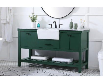 Elegant Bathroom Vanity - Green (VF60160GN)