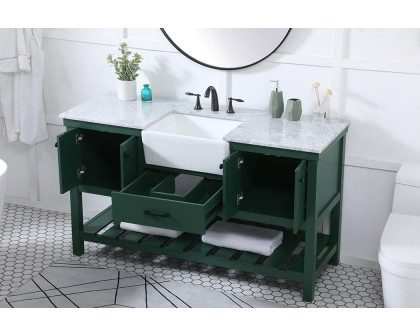 Elegant Bathroom Vanity - Green (VF60160GN)