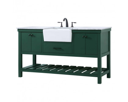 Elegant Bathroom Vanity - Green (VF60160GN)