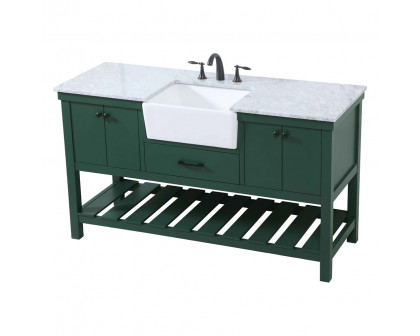 Elegant Bathroom Vanity - Green (VF60160GN)