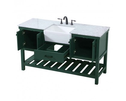 Elegant Bathroom Vanity - Green (VF60160GN)