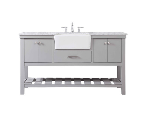 Elegant Bathroom Vanity - Gray (VF60160GR)