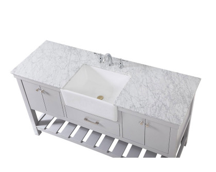 Elegant Bathroom Vanity - Gray (VF60160GR)