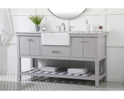 Elegant Bathroom Vanity - Gray (VF60160GR)