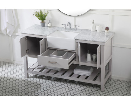 Elegant Bathroom Vanity - Gray (VF60160GR)