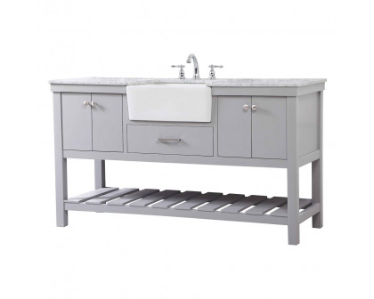 Elegant Bathroom Vanity - Gray (VF60160GR)