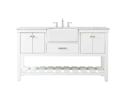 Elegant Bathroom Vanity - White (VF60160WH)