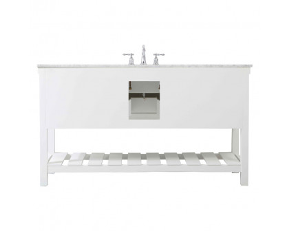 Elegant Bathroom Vanity - White (VF60160WH)