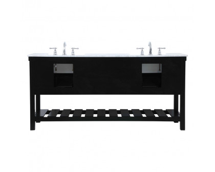 Elegant Bathroom Vanity - Black (VF60172DBK)