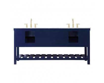 Elegant Bathroom Vanity - Blue (VF60172DBL)