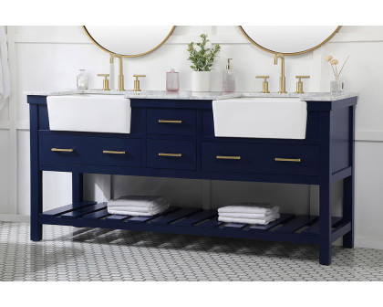 Elegant Bathroom Vanity - Blue (VF60172DBL)