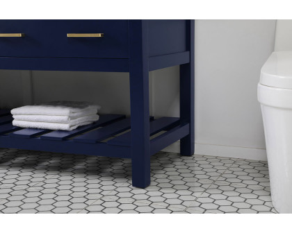 Elegant Bathroom Vanity - Blue (VF60172DBL)