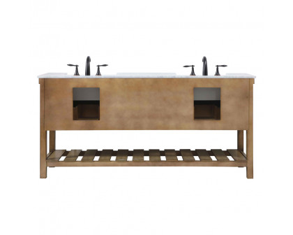 Elegant Bathroom Vanity - Driftwood (VF60172DDW)