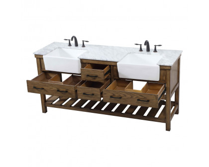 Elegant Bathroom Vanity - Driftwood (VF60172DDW)