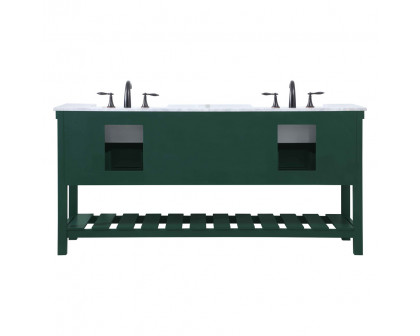 Elegant Bathroom Vanity - Green (VF60172DGN)