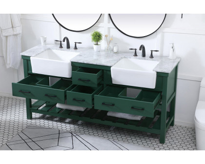 Elegant Bathroom Vanity - Green (VF60172DGN)