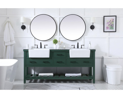 Elegant Bathroom Vanity - Green (VF60172DGN)