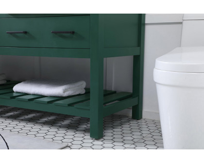 Elegant Bathroom Vanity - Green (VF60172DGN)