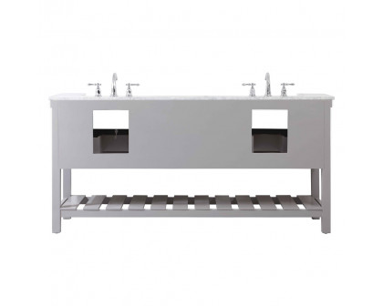 Elegant Bathroom Vanity - Gray (VF60172DGR)