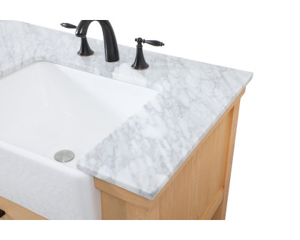 Elegant Bathroom Vanity - Natural Wood (VF60172DNW)