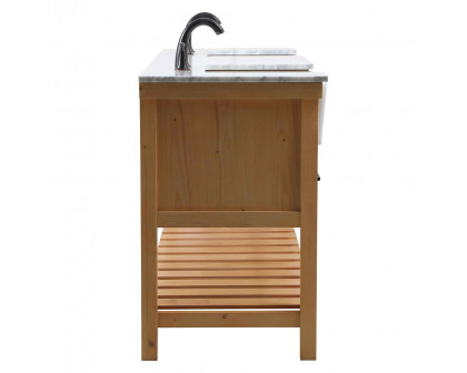 Elegant Bathroom Vanity - Natural Wood (VF60172DNW)