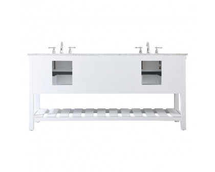 Elegant Bathroom Vanity - White (VF60172DWH)