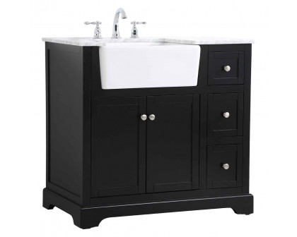 Elegant Bathroom Vanity - Black (VF60236BK)