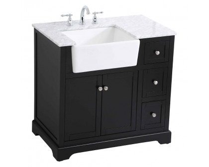 Elegant Bathroom Vanity - Black (VF60236BK)